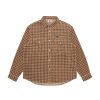 ICECREAM Spring '24 Shirts | Corduroy Check Shirt - Brown Check