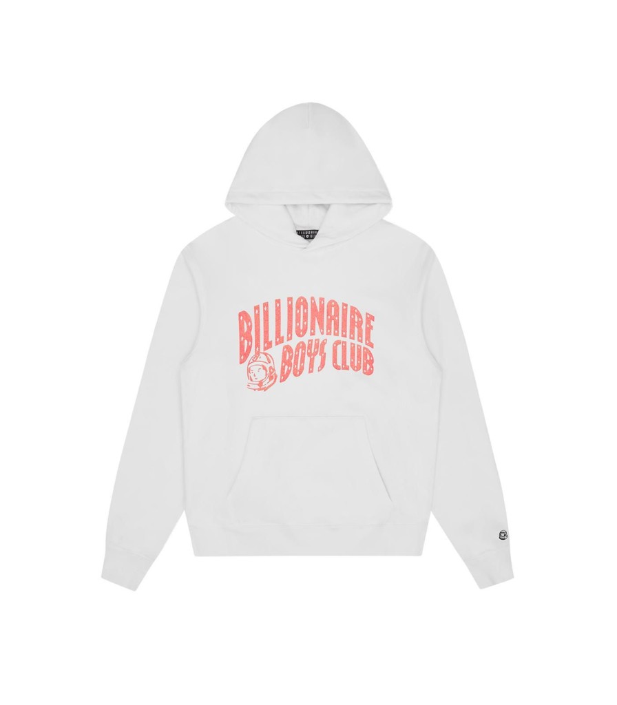 SELFRIDGES GLITTER PACK Hoodies | Glitter Arch Logo Popover Hood - White/Pink