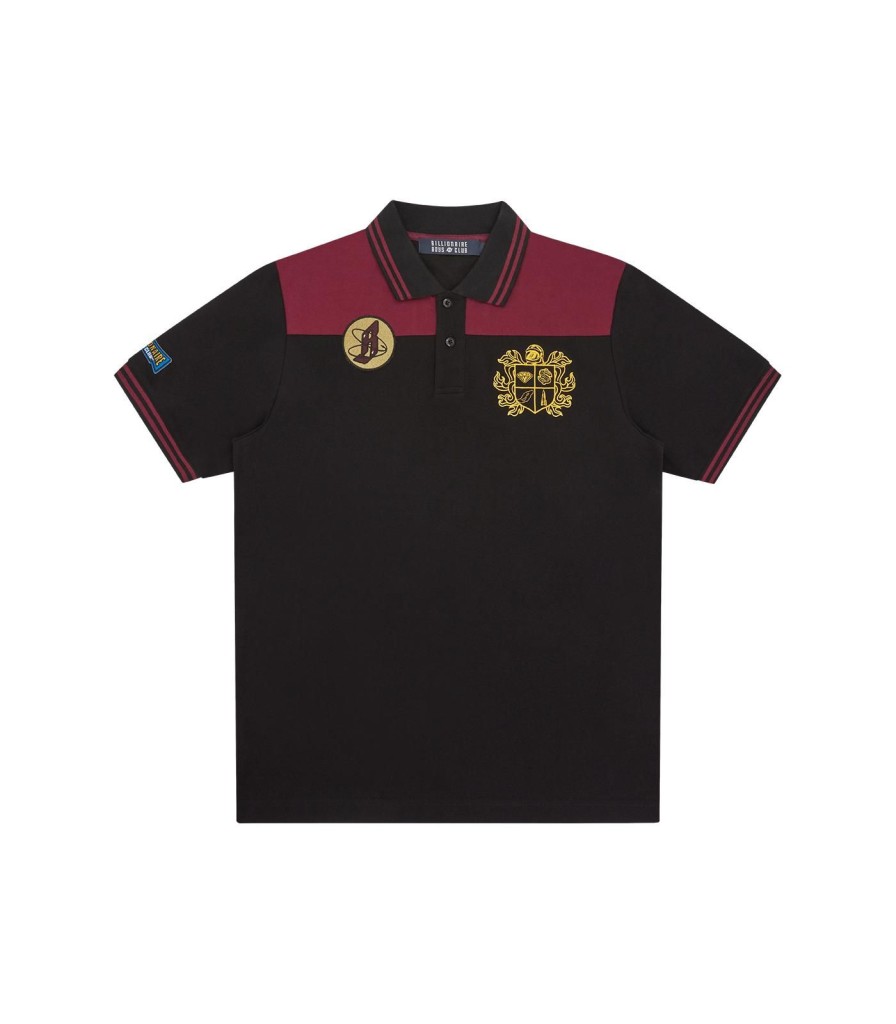 Billionaire Boys Club Spring '24 Shirts & Polos | Panelled Polo Shirt - Black