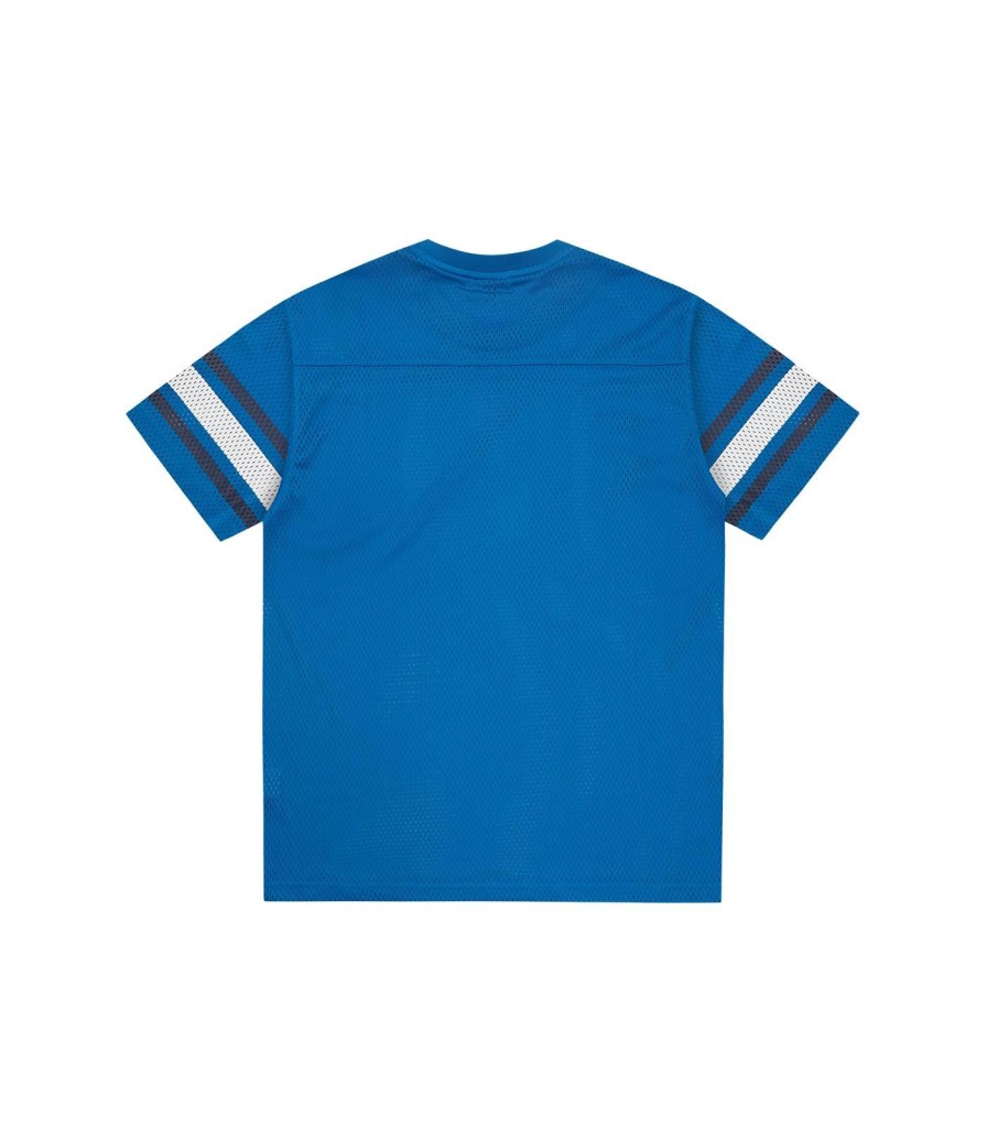 Billionaire Boys Club Spring '24 Shirts & Polos | Crest Logo Mesh Football Shirt - Blue