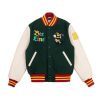 BEE LINE Outerwear | Bee Line Varsity Jacket - Green