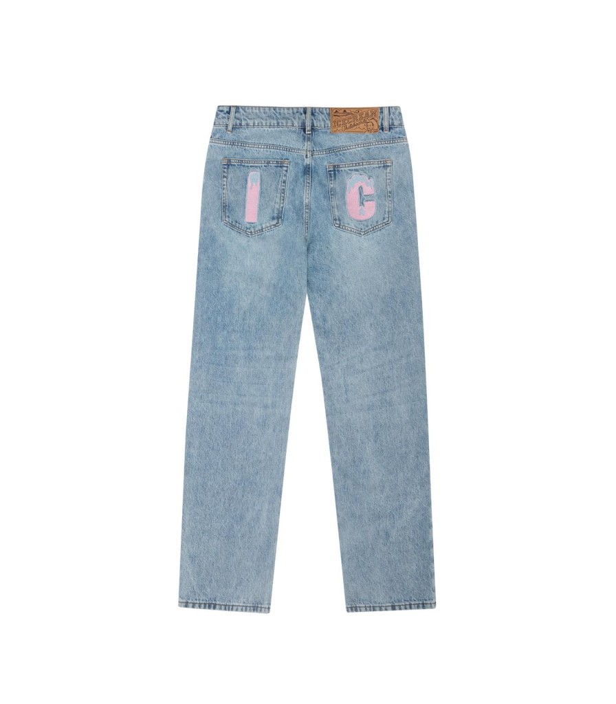 ICECREAM Pre-Spring '24 Denim & Pants | Running Dog Denim Pant - Light Wash