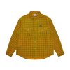 ICECREAM Spring '24 Shirts | Corduroy Check Shirt - Green Check