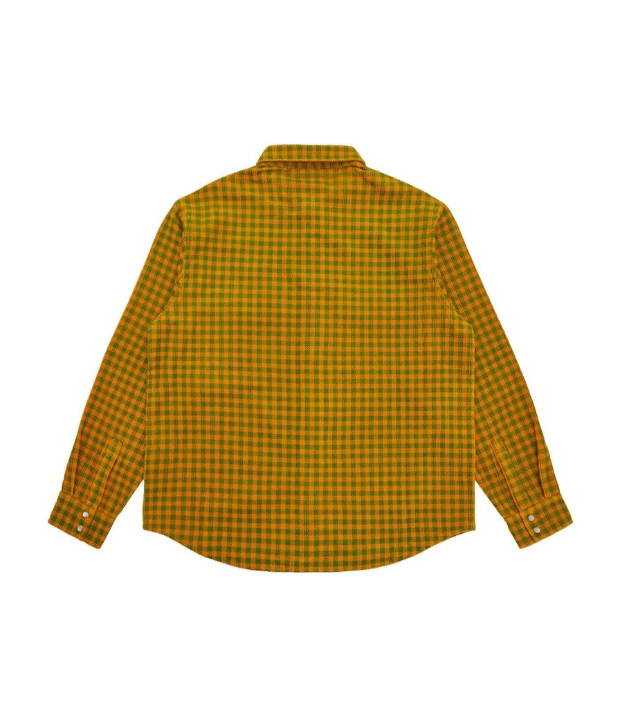 ICECREAM Spring '24 Shirts | Corduroy Check Shirt - Green Check