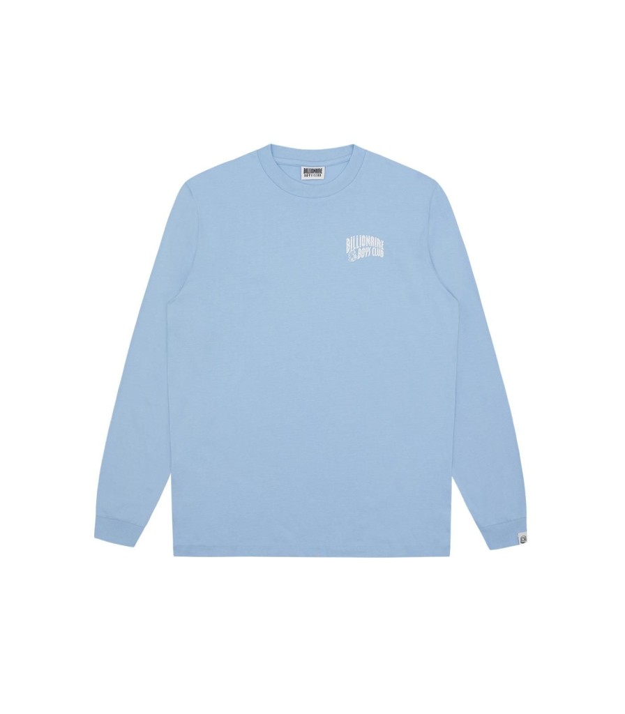 Billionaire Boys Club Classics Longsleeve T-Shirts | Small Arch Logo L/S T-Shirt - Blue