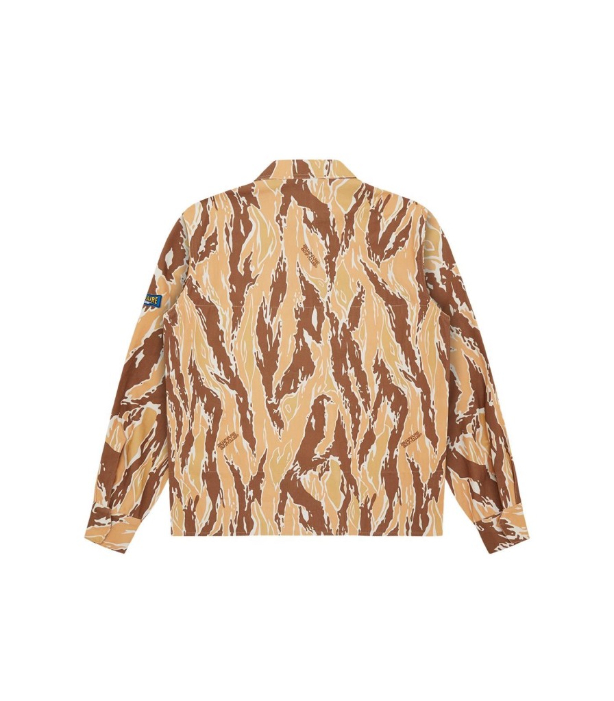 Billionaire Boys Club Spring '24 Shirts & Polos | Desert Camo Popover Shirt - Camo