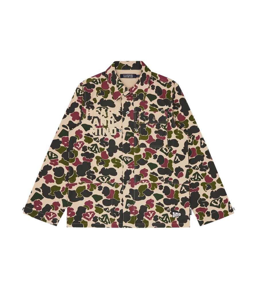 Billionaire Boys Club Pre-Spring '24 Outerwear | Duck Camo Overshirt - Multi Camo