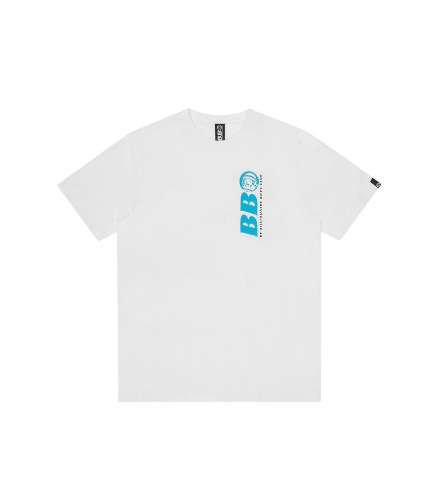 BB ASTRO T-Shirts | Bb Astro Repeat Logo T-Shirt - White/Blue Logo