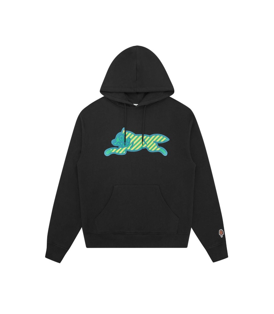 ICECREAM Spring '24 Hoodies | Running Dog Popover Hood - Black