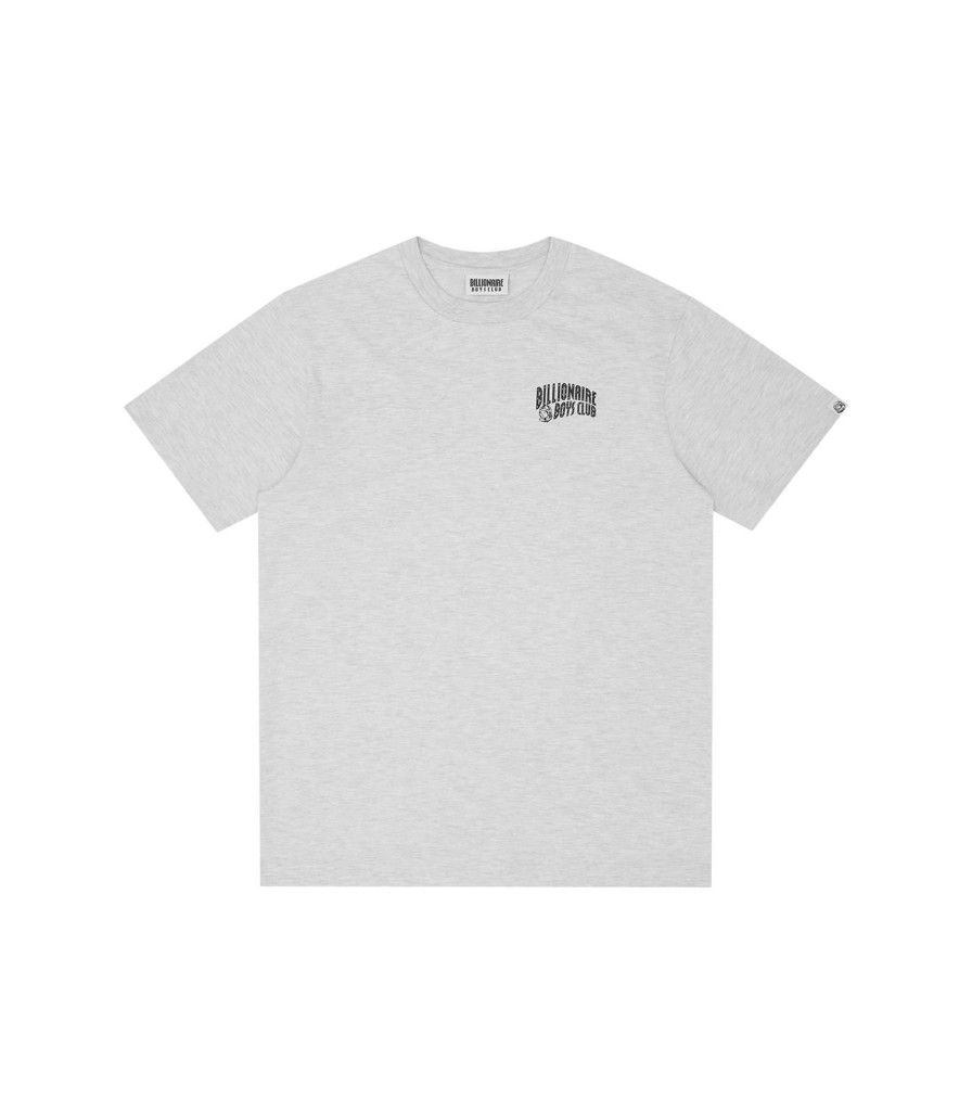 Billionaire Boys Club Classics T-Shirts | Small Arch Logo T-Shirt - Heather Ash