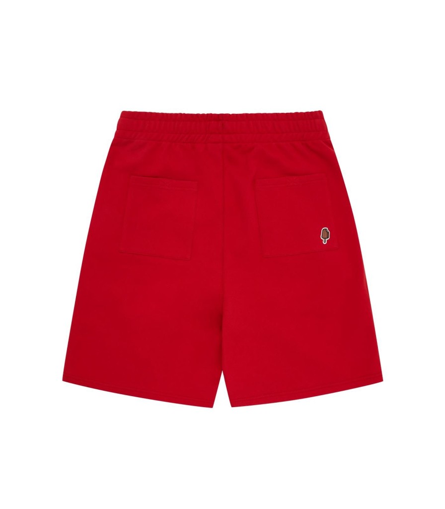 ICECREAM Spring '24 Tracksuits | Cones And Bones Sweatshorts - Red