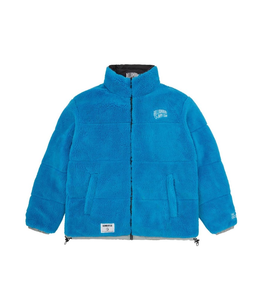 Billionaire Boys Club Japan x First Down Outerwear | First Down Reversible Bubble Down Jacket - Blue/Grey