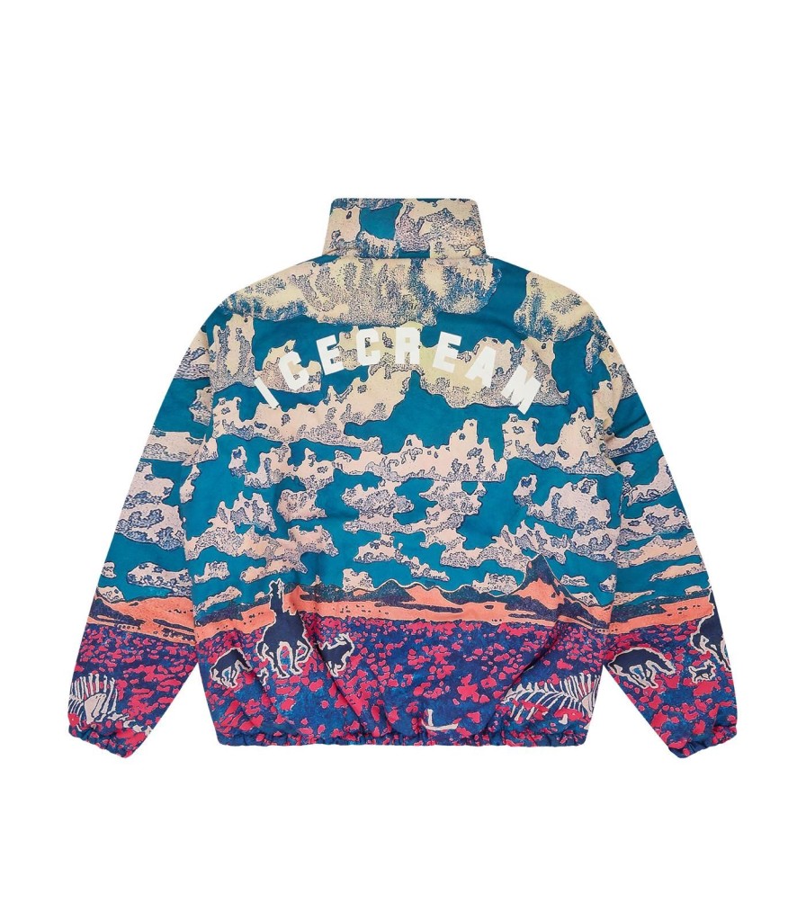 ICECREAM Pre-Spring '24 Outerwear | Cloud World Puffer Jacket - Multi