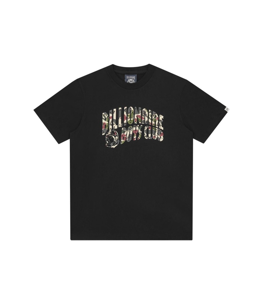 Billionaire Boys Club Pre-Spring '24 T-Shirts | Duck Camo Arch Logo T-Shirt - Black