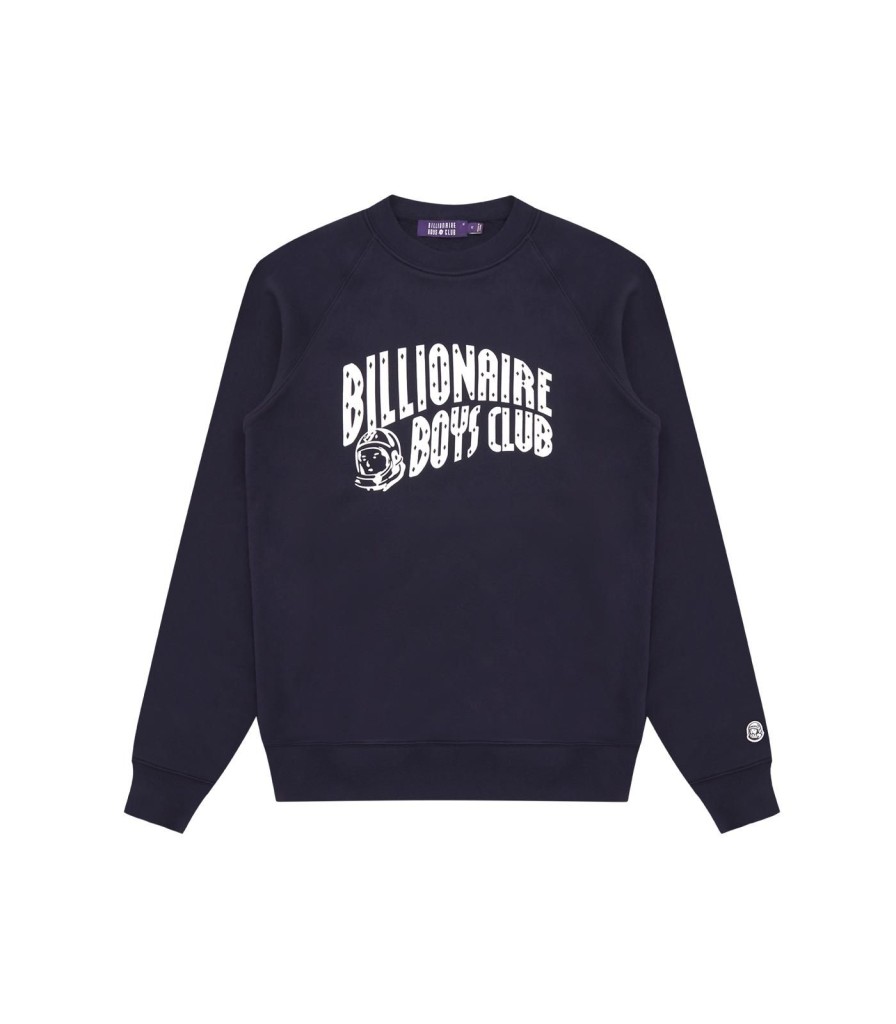 Billionaire Boys Club Pre-Fall '24 Sweatshirts | Arch Logo Crewneck - Navy