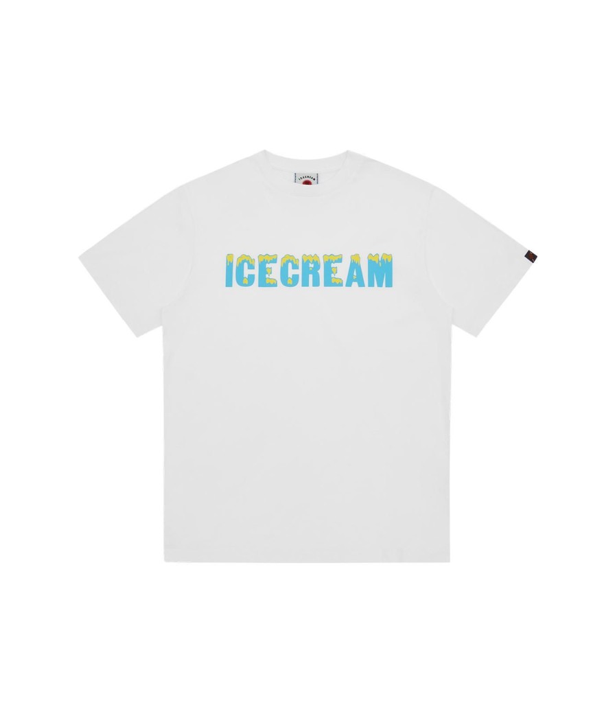 ICECREAM Pre-Spring '24 T-Shirts | Drippy T-Shirt - White