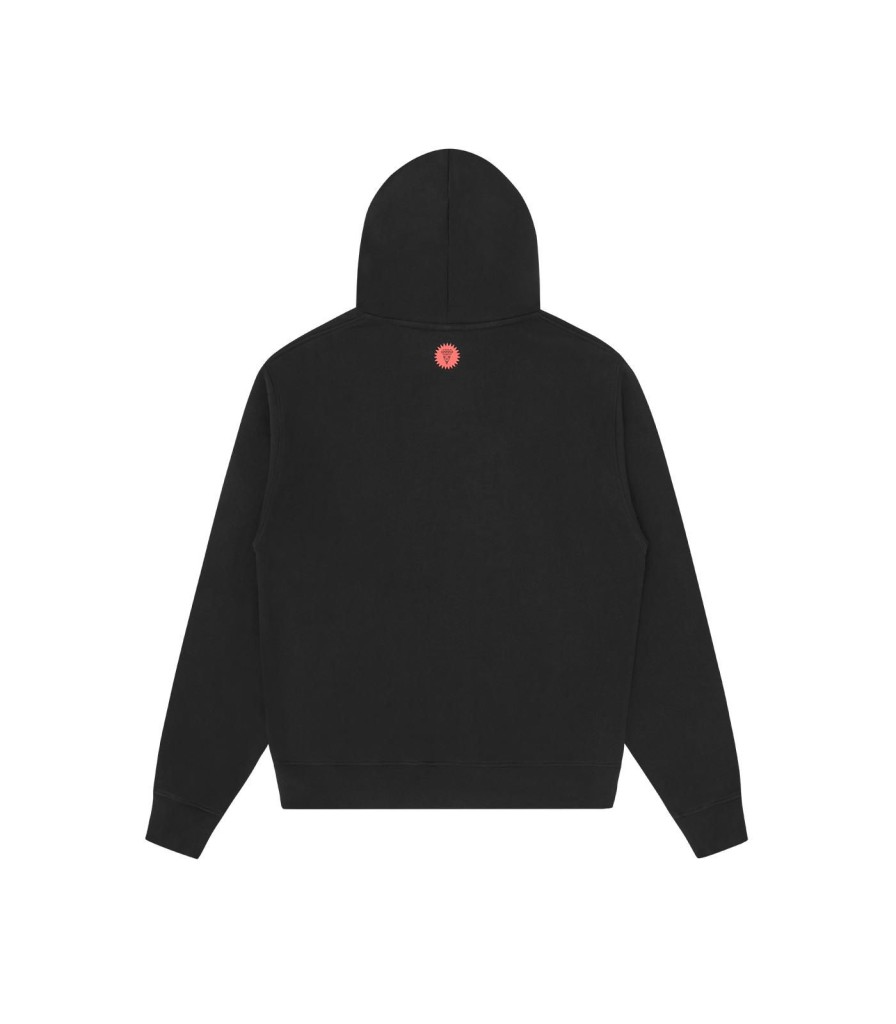 ICECREAM EU EXCLUSIVE Hoodies | Triple Running Dog Popover Hood - Black