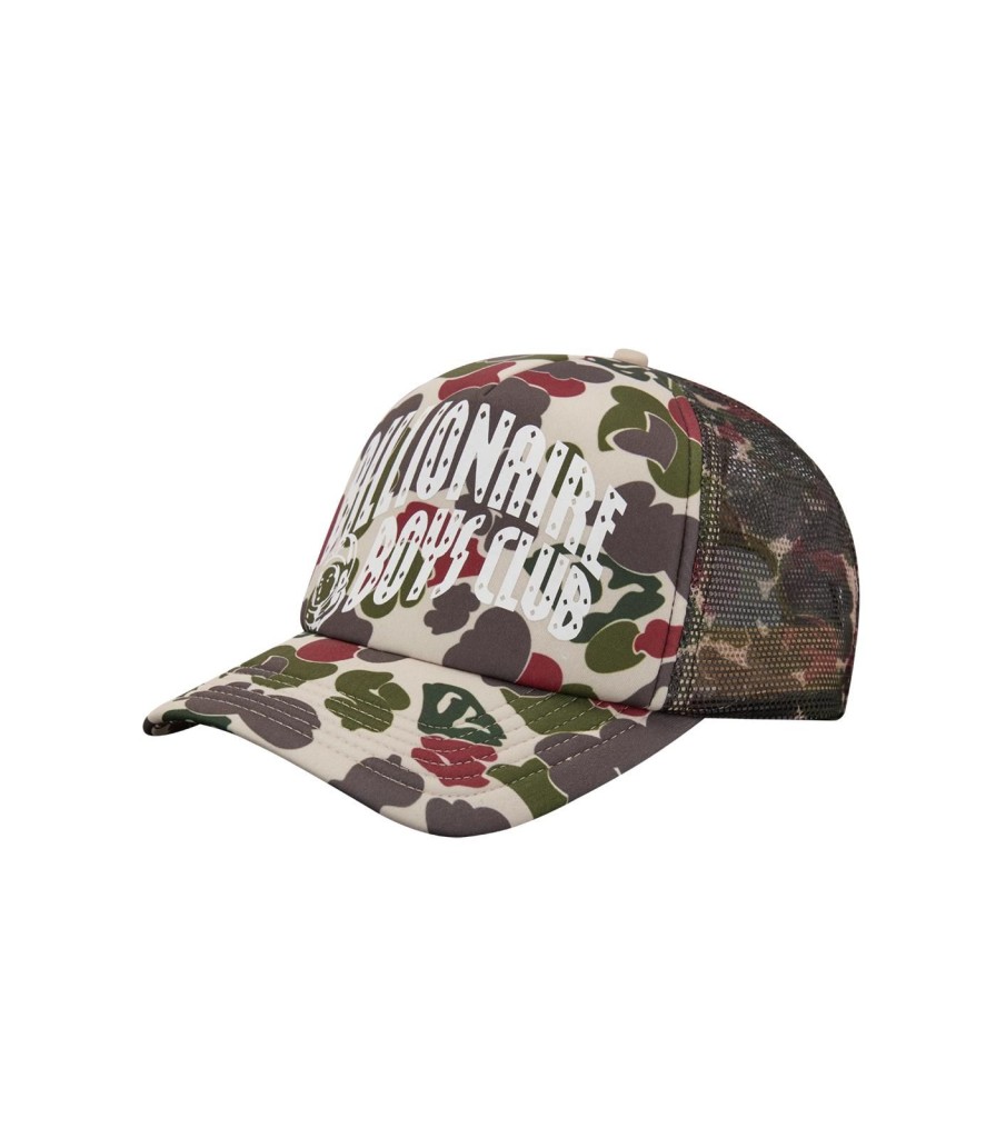 Billionaire Boys Club Pre-Spring '24 Headwear | Duck Camo Arch Logo Trucker - Multi Camo