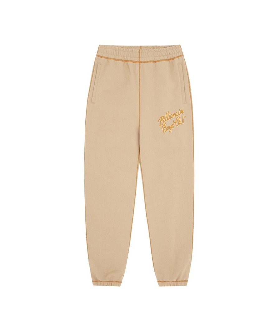 Billionaire Boys Club Spring '24 Tracksuits | Script Logo Sweatpants - Tan