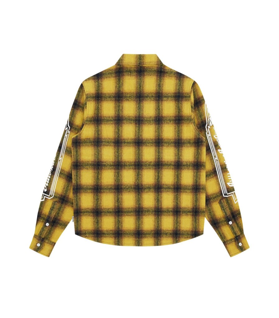 Billionaire Boys Club Spring '24 Shirts & Polos | Check L/S Shirt - Yellow