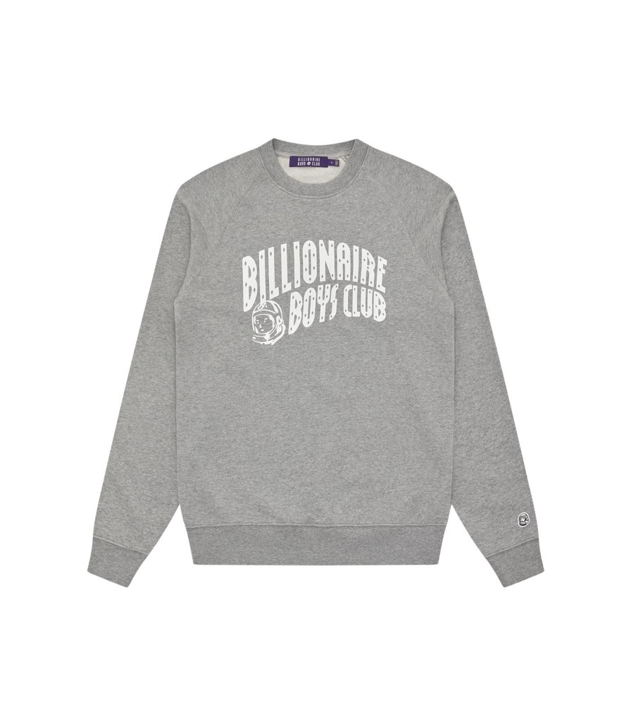 Billionaire Boys Club Pre-Fall '24 Sweatshirts | Arch Logo Crewneck - Heather Grey