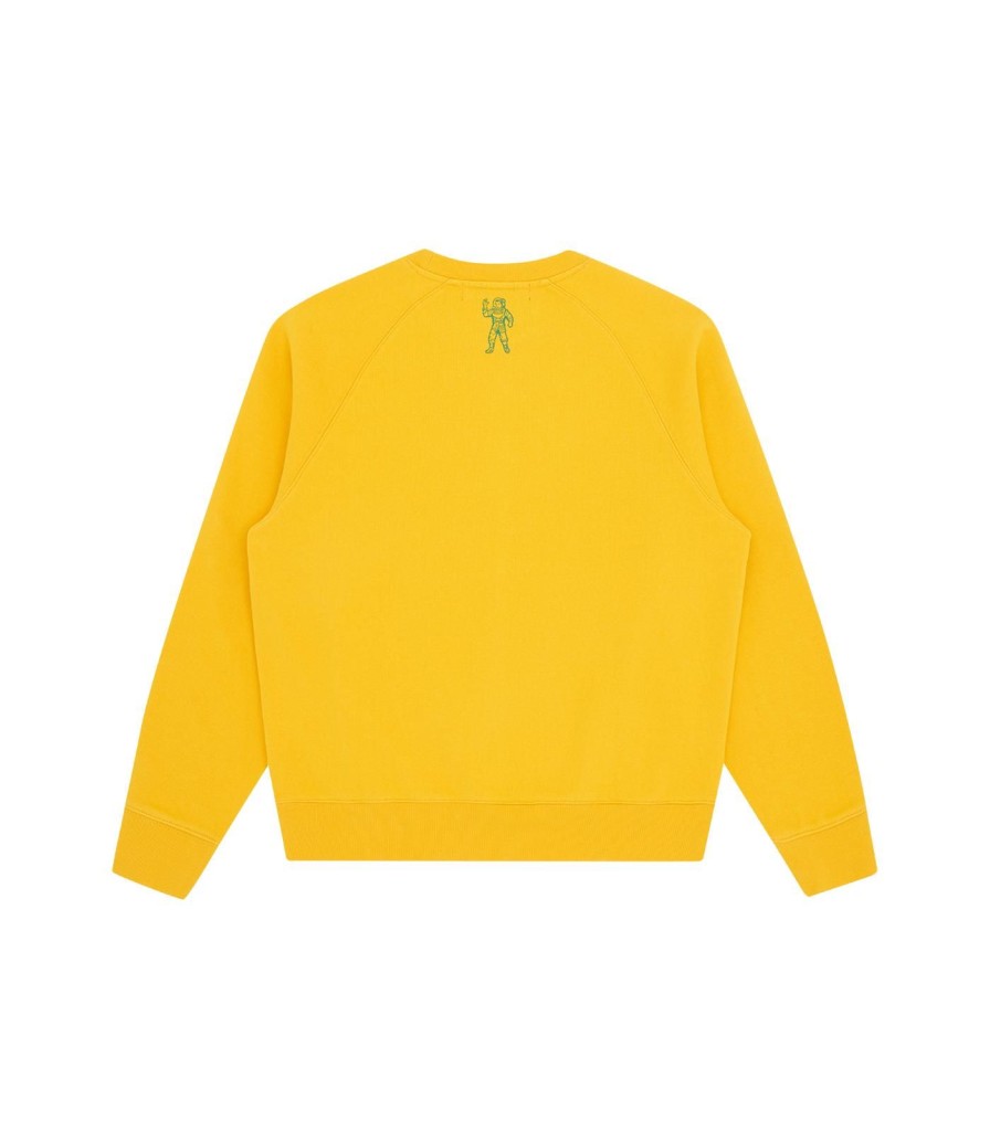 Billionaire Boys Club Spring '24 Sweatshirts | Crest Logo Crewneck - Yellow