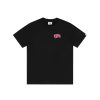 Billionaire Boys Club Classics T-Shirts | Small Arch Logo Highlighter T-Shirt - Black/Pink