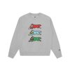 ICECREAM EU EXCLUSIVE Sweatshirts | Triple Running Dog Crewneck - Heather Grey