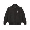 Billionaire Boys Club Spring '24 Outerwear | Collared Varsity Jacket - Black