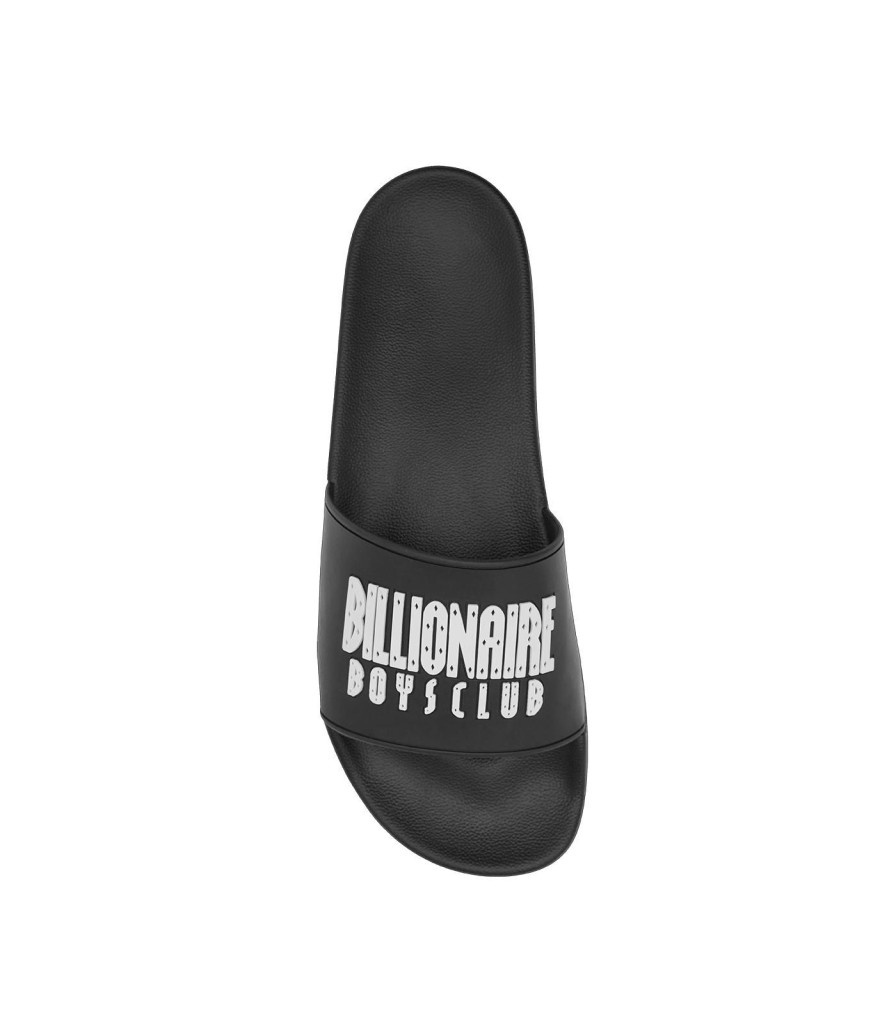 Billionaire Boys Club Classics Accessories | Straight Logo Slides - Black