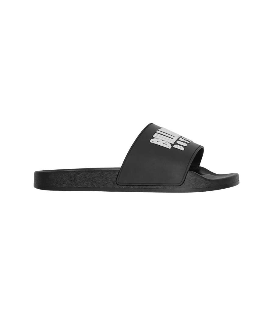 Billionaire Boys Club Classics Accessories | Straight Logo Slides - Black