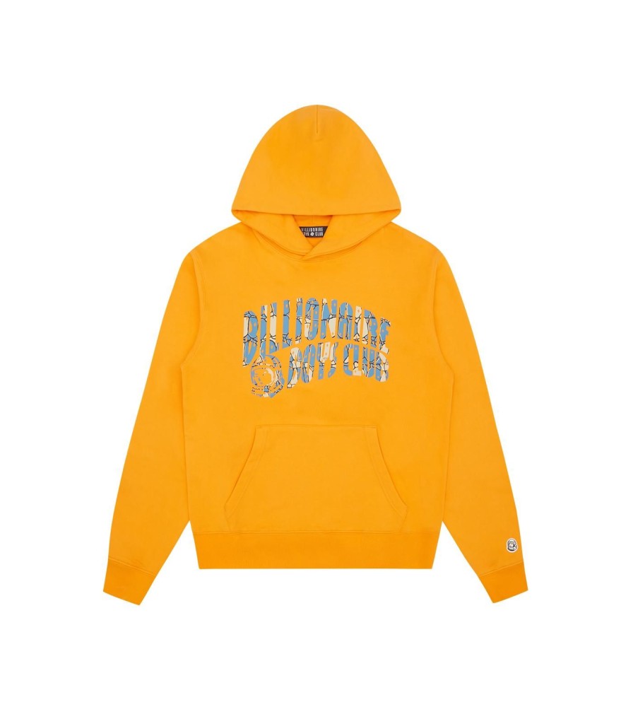 Billionaire Boys Club Pre-Fall '23 Hoodies | Gator Camo Arch Logo Popover Hood - Orange