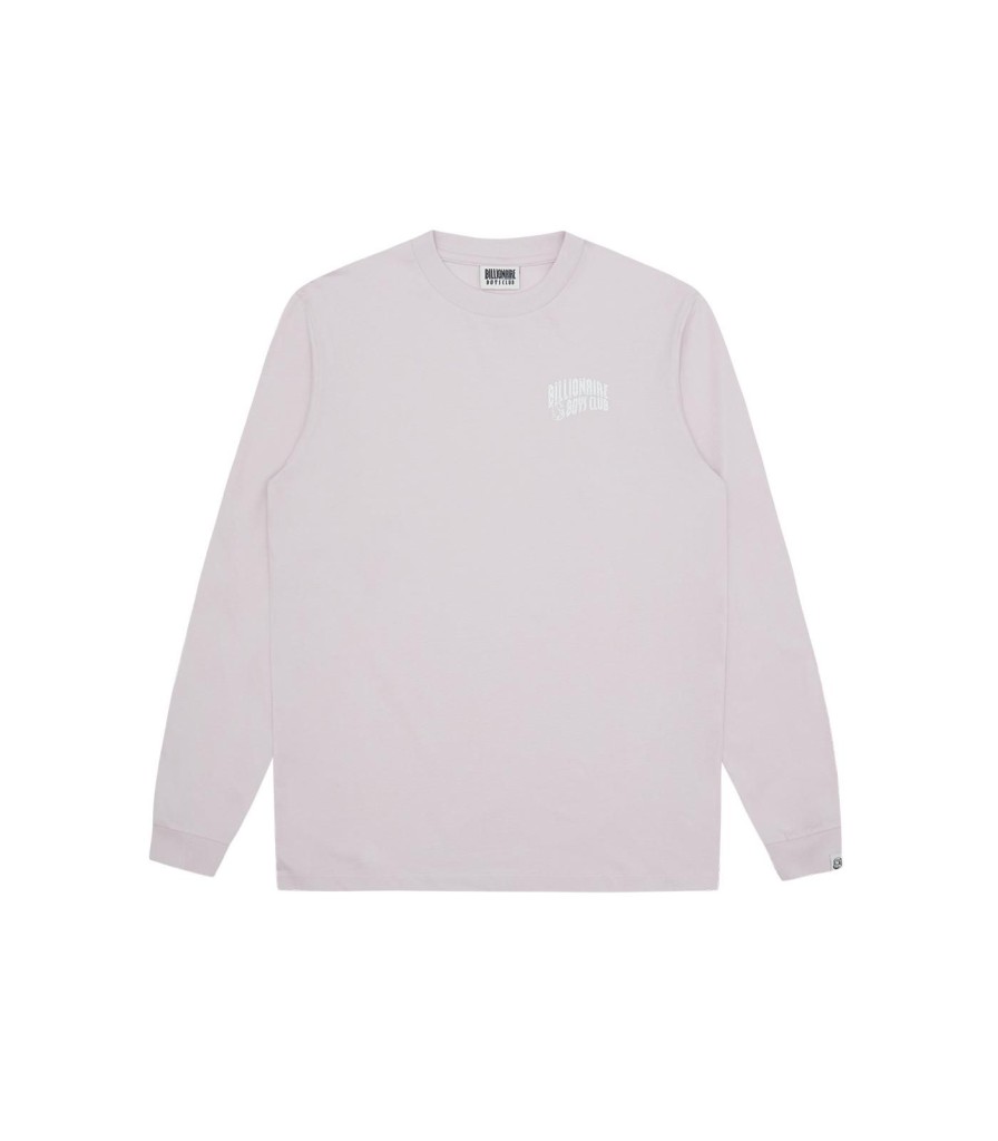 Billionaire Boys Club Classics Longsleeve T-Shirts | Small Arch Logo L/S T-Shirt - Lilac