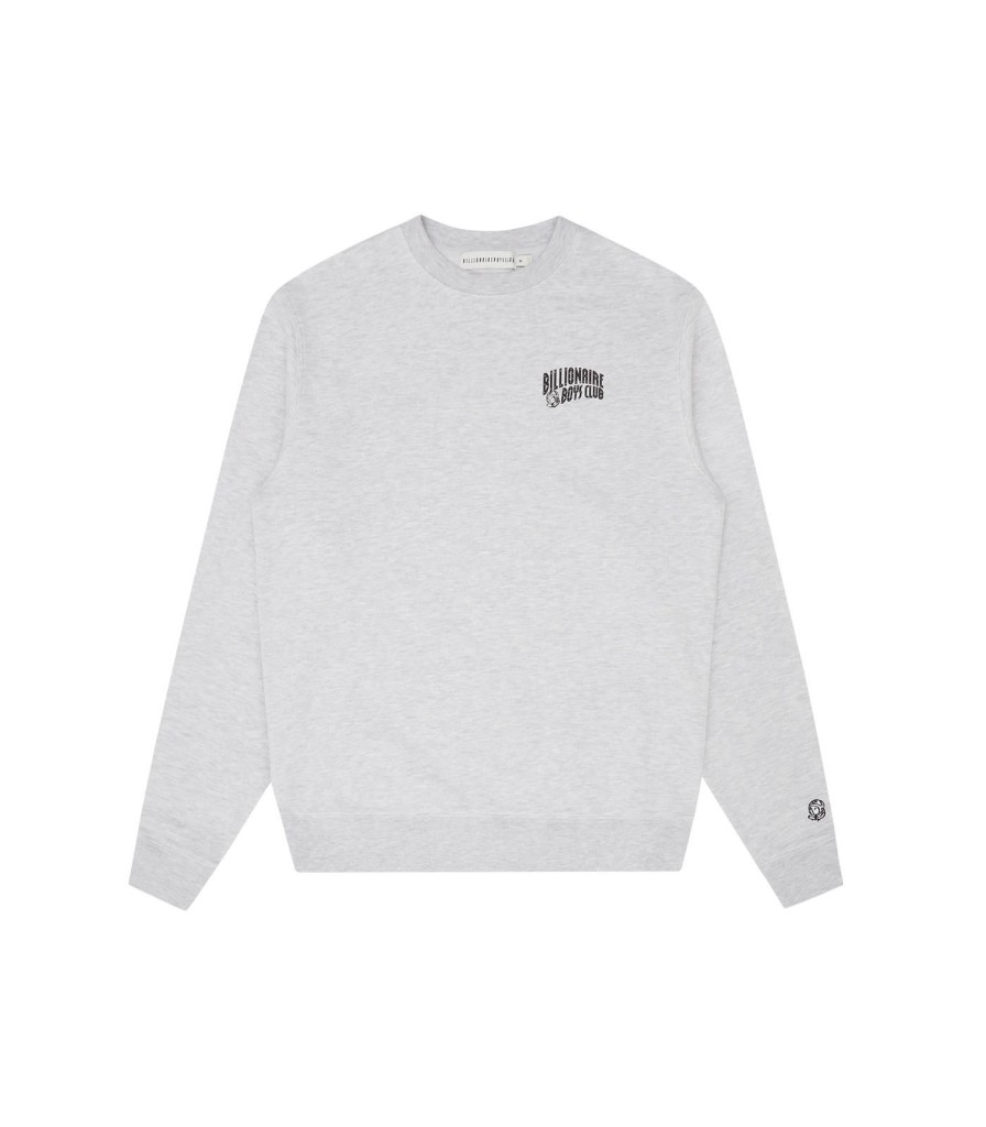 Billionaire Boys Club Classics Tracksuits | Small Arch Logo Crewneck - Heather Ash