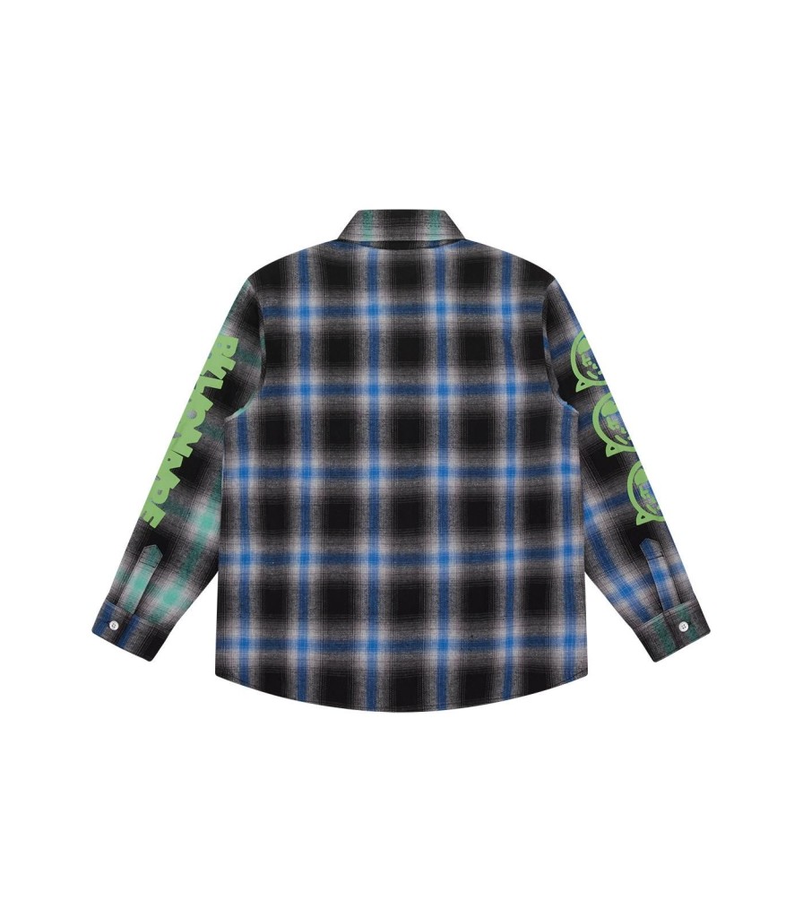 Billionaire Boys Club Kids Kids | Kids Check L/S T-Shirt - Blue/Green