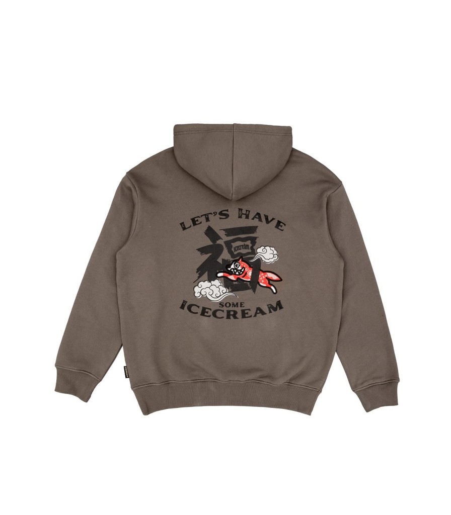 BBC ICECREAM: YEAR OF THE DRAGON Hoodies | Lucky Dog Hoodie - Khaki