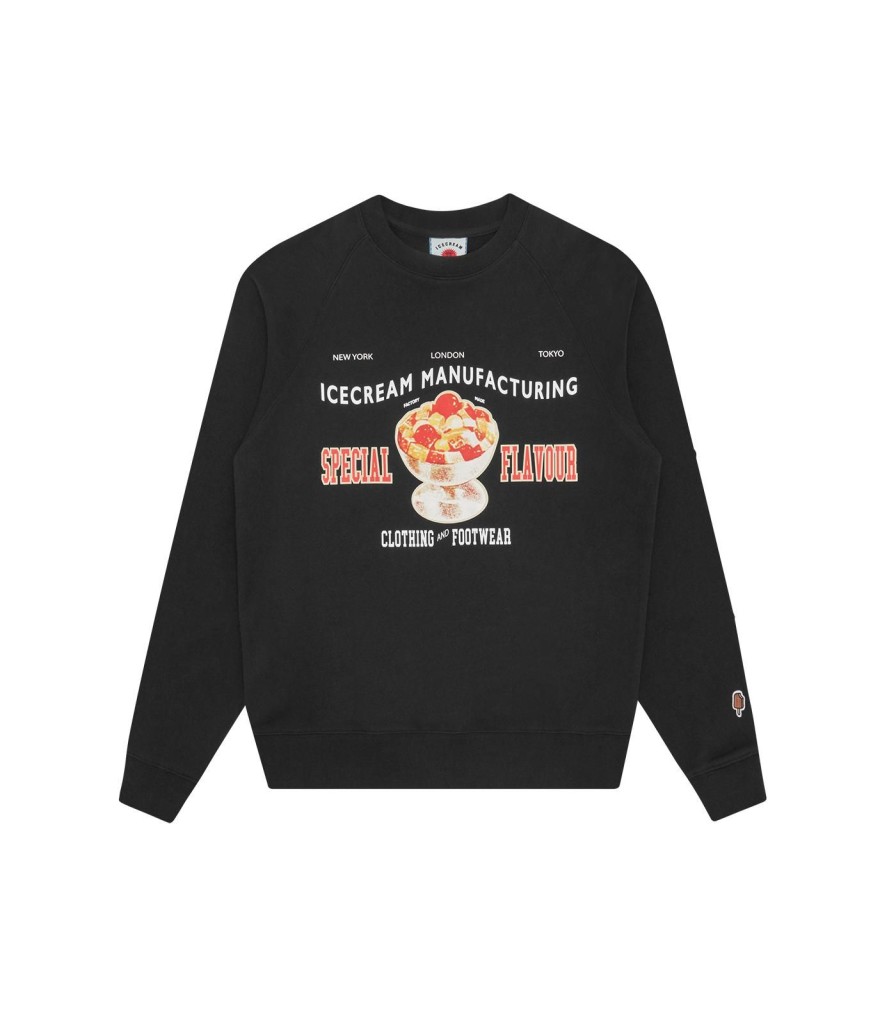 ICECREAM Spring '24 Sweatshirts | Special Flavour Crewneck - Black