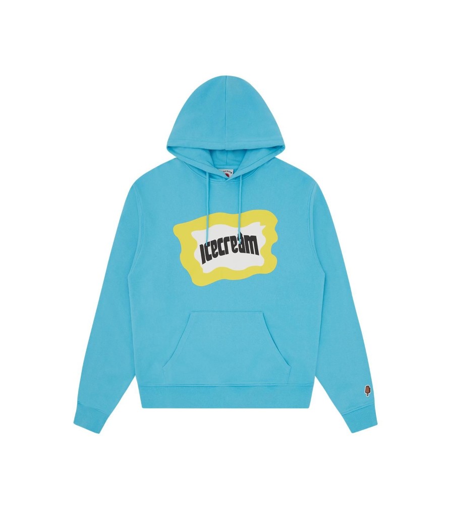 ICECREAM EU EXCLUSIVE Hoodies | Splatter Popover Hood - Blue