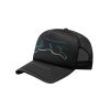 ICECREAM FALL '23 Headwear | Crystal Running Dog Trucker Cap - Black